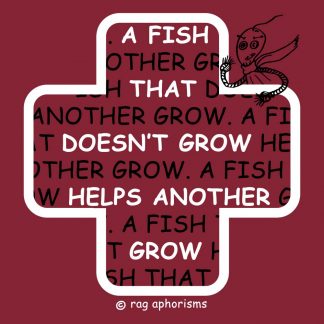 A fish that doesn't grow helps another grow